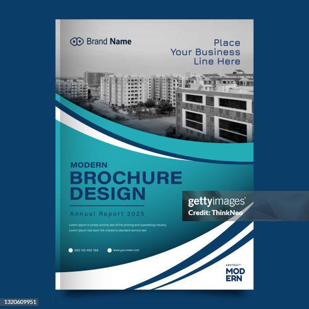 brochure flyer template layout background design. booklet, leaflet, corporate business annual report layout - pamphlet stock illustrations