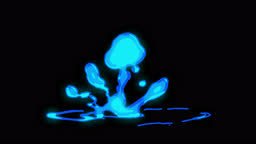 4k Hand Drawn Cartoon Water Liquid Explosion Animation With Alpha Channel 2d  Anime Manga Flash Fx Comic Elements Backgorund Prerendered Just Drop The  Clip Straight Into Your Project Ideal For Game Developers