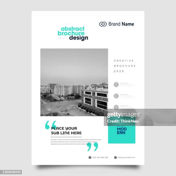 cover design annual report, flyer, presentation, brochure. - newspaper layout stock illustrations