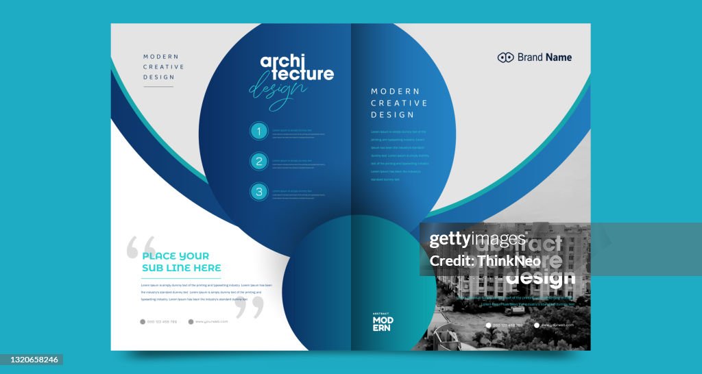 A4 Module Pamphlet Design Pamphlet Brochure Cover Layout A4 Size Template Or Flyer Design With ...