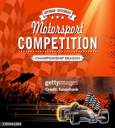Compition Signe Sports Race Competition Sign High-Res Vector Graphic - Getty Images