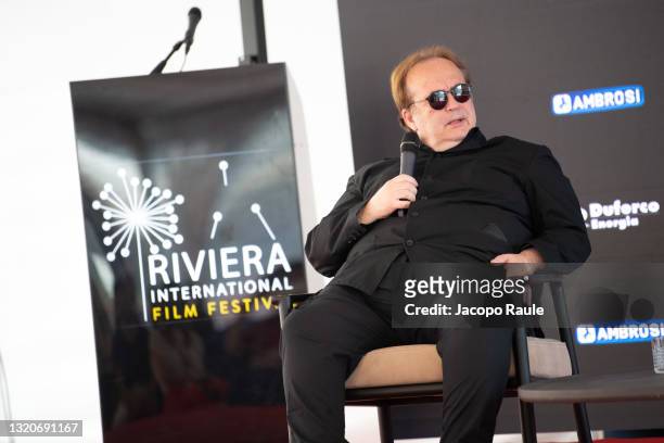 Carlo Carlei attends Riviera Film Festival 2021 on May 29, 2021 in Sestri Levante, Italy.