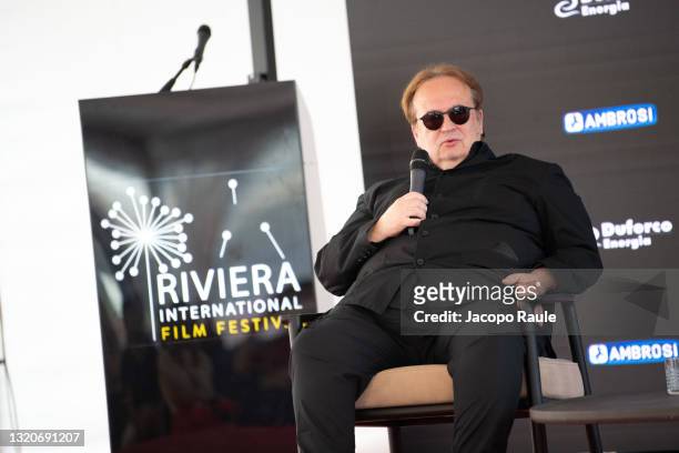 Carlo Carlei attends Riviera Film Festival 2021 on May 29, 2021 in Sestri Levante, Italy.