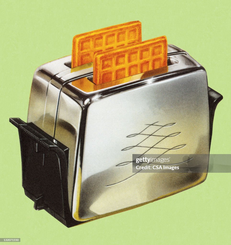 Waffles in Toaster