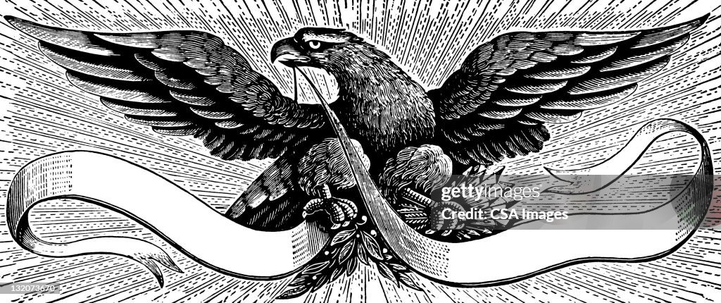 Eagle With banner