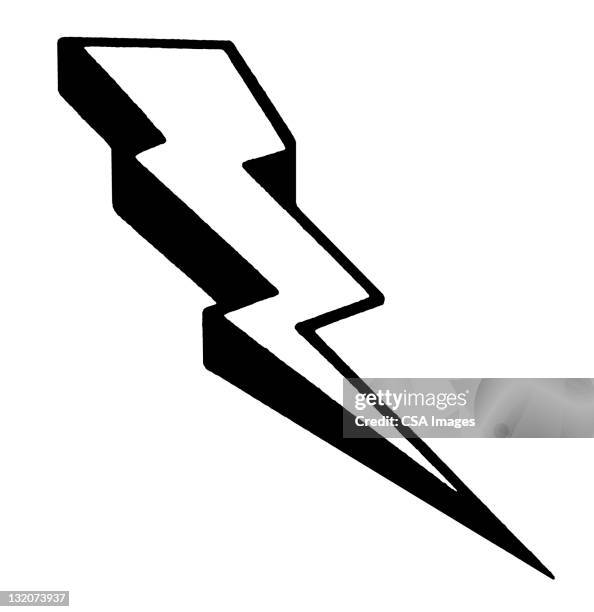 lightening bolt - struck by lightning stock illustrations