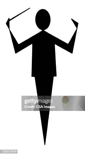 conductor - symphony conductor stock illustrations