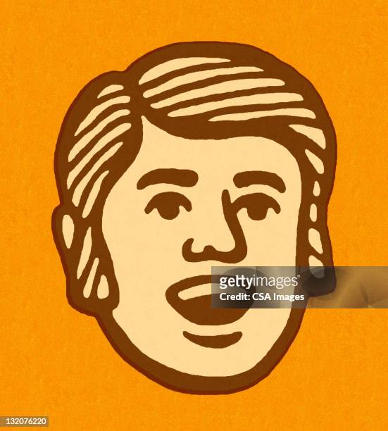 man with his mouth open - man looking inside mouth illustrated stock illustrations
