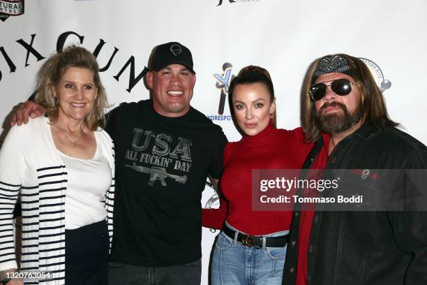 Annie Nelson, Tito Ortiz, Amber Nichole Miller and Anthony Appello attend the 1st Annual "Run For The Rite" Festival And Night Of Southern Rock To...