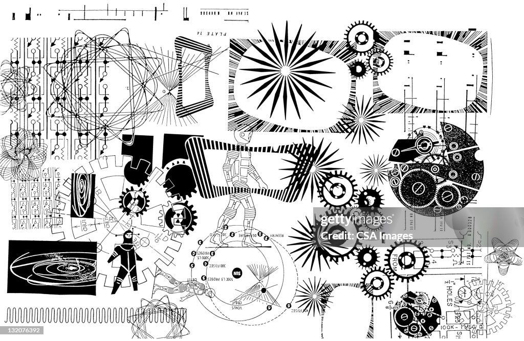 Cogs and Gears Pattern