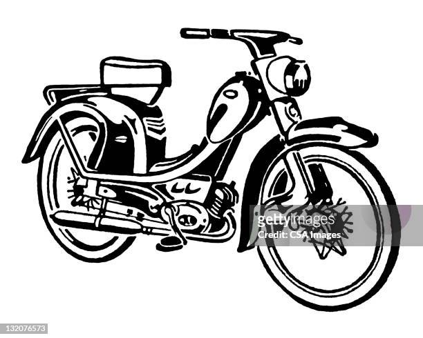 moped - moped stock-grafiken, -clipart, -cartoons und -symbole