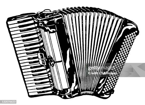 ilustrações, clipart, desenhos animados e ícones de acordeão - accordion