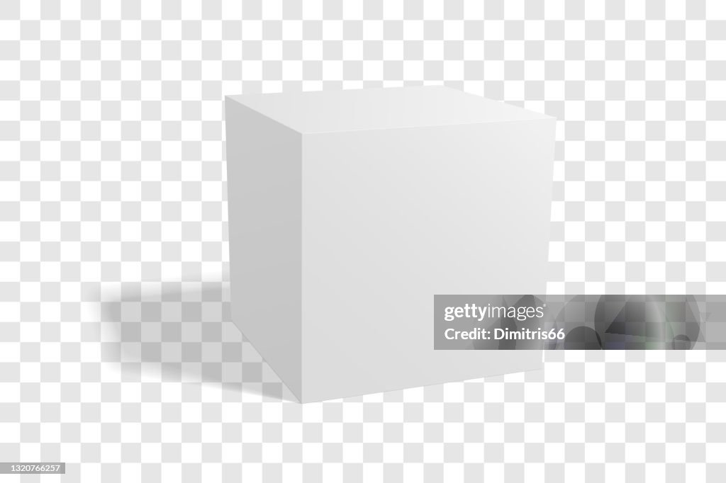 Blank box mockup