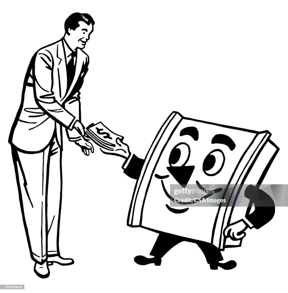 Homem com dinheiro e carácter