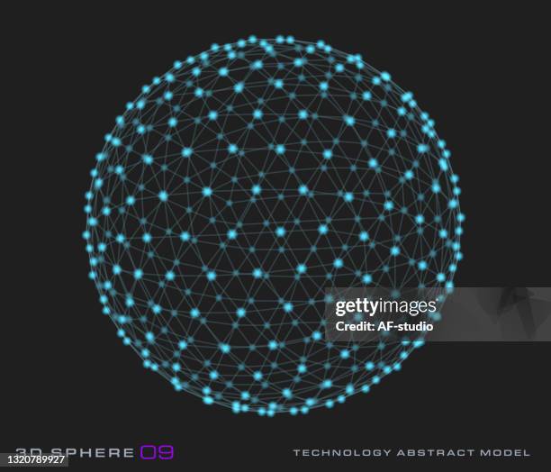 stockillustraties, clipart, cartoons en iconen met reeks 3d elementen - oscilloscope