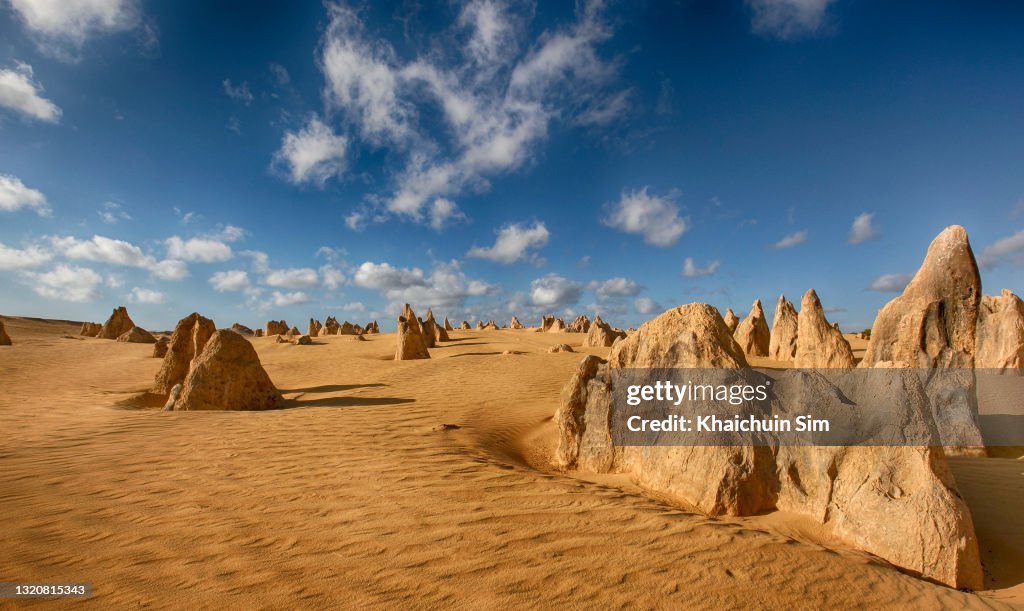 Pinnacles Desert in Nambung National Park