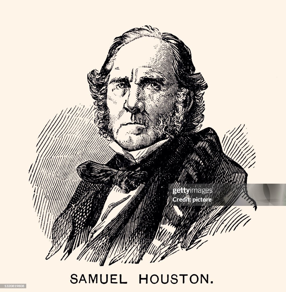 SAMUEL HOUSTON: American lawyer and politician (XXXL with lots of details)