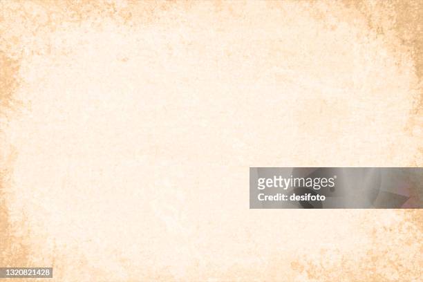 horizontal vector illustration of old empty blank beige coloured grungy textured backgrounds - history stock illustrations