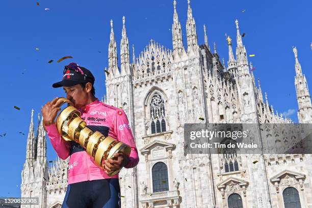 Egan Arley Bernal Gomez of Colombia and Team INEOS Grenadiers Pink Leader Jersey during the 104th Giro d'Italia 2021, Stage 21 a 30,3km Individual...