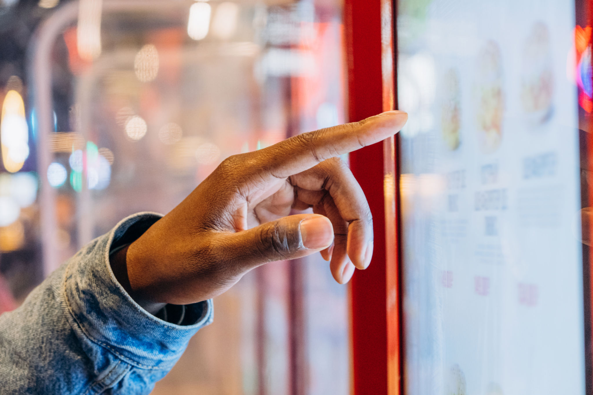 interactive menu