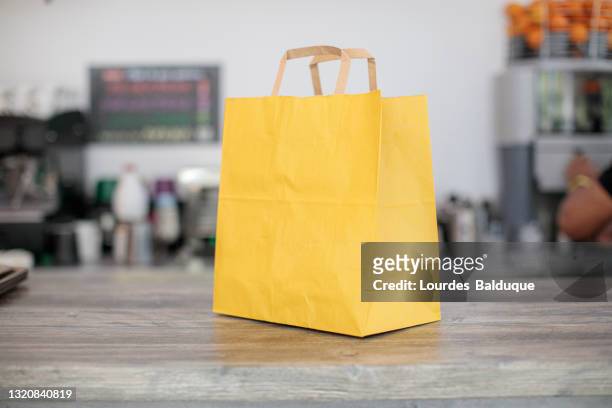 takeout carton packaging - bag stock pictures, royalty-free photos & images