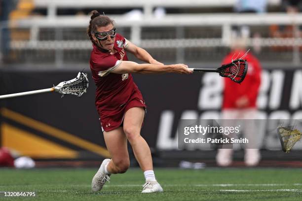 Charlotte North of the Boston College Eagles scores a goal against the Syracuse Orange in the second half during the 2021 NCAA Division I Women's...