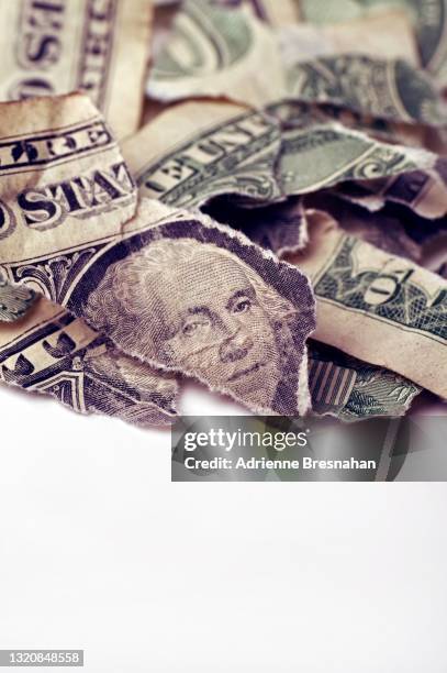 Us Ripped Note Ripped Dollar Bill Photos and Premium High Res Pictures - Getty Images
