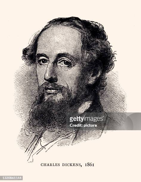 charles dickens    -xxxl with lots of details- - literature stock illustrations