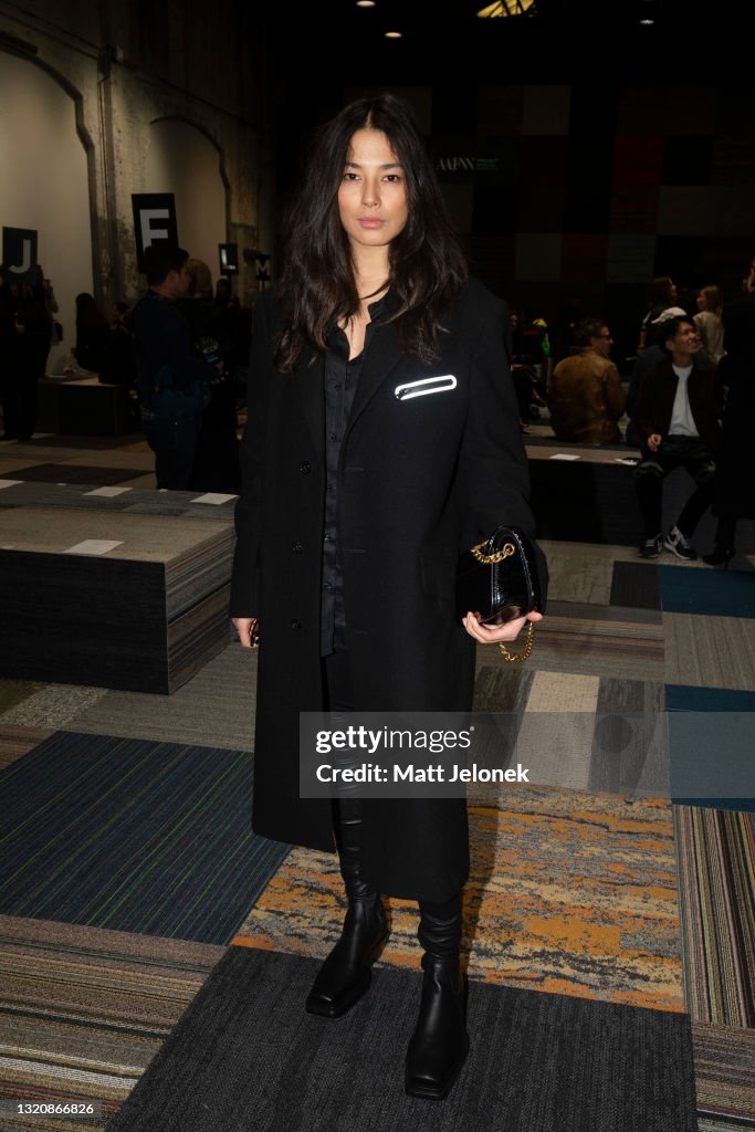 Jordan Dalah - Arrivals - Afterpay Australian Fashion Week 2021