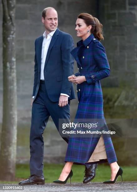 Prince William, Duke of Cambridge and Catherine, Duchess of Cambridge host a drive-in cinema screening of Disney's 'Cruella' for Scottish NHS workers...