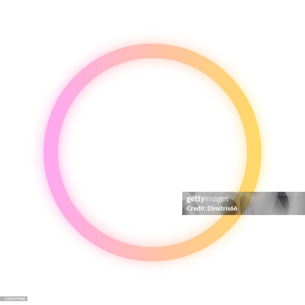 Coloured Rounded Background Frame Round Abstract Colored Frame High-Res Vector Graphic - Getty Images