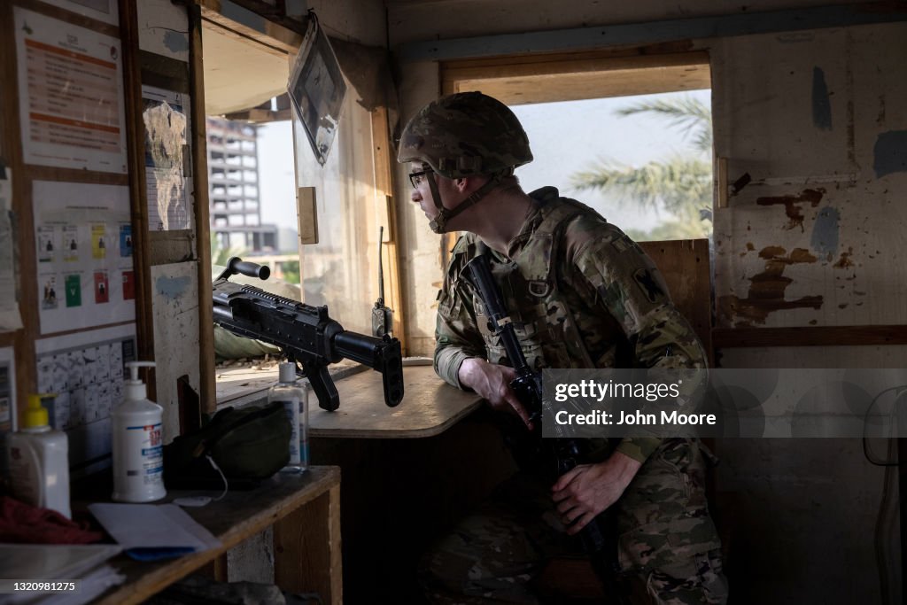 Coalition And Iraqi Forces Occupy Baghdad's International Zone