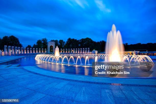 world war 2 memorial washington dc - monumento de guerra - fotografias e filmes do acervo