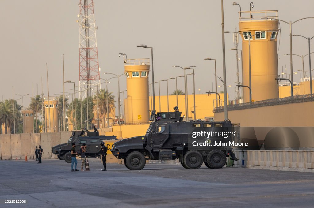 Coalition And Iraqi Forces Occupy Baghdad's International Zone