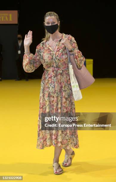 Spanish television presenter and actress Anne Igartiburu attends 'Madrid fusion' international gastronomy congress on 31 May 2021, in Madrid, Spain.