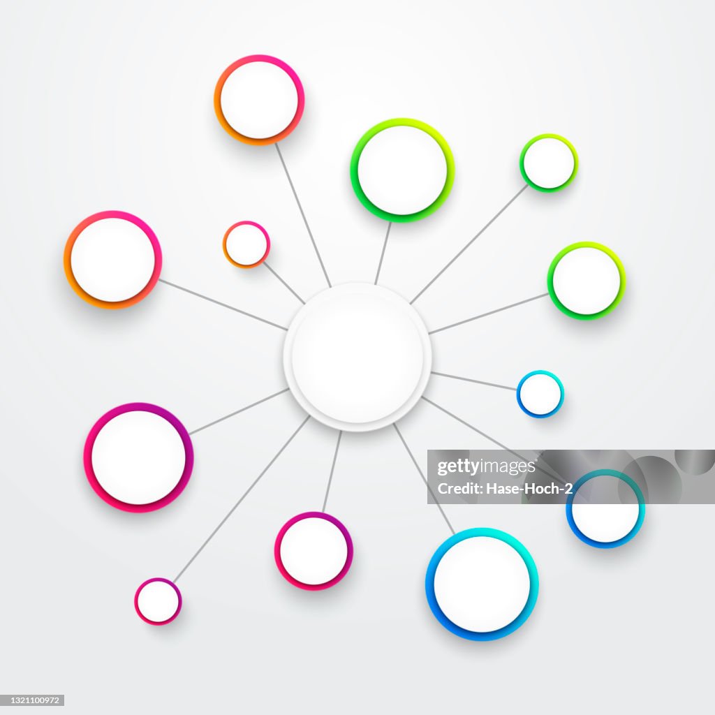 Mind Map Vector Abstract Abstract Colorful Vector 3d Large Mind Map Infographic Web Element High ...