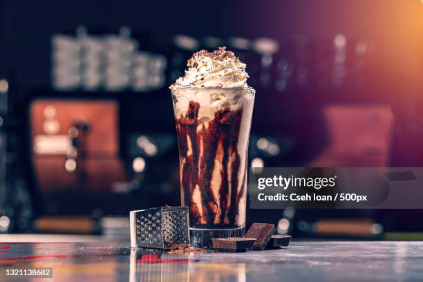 close-up of coffee on table - mocha stock pictures, royalty-free photos & images