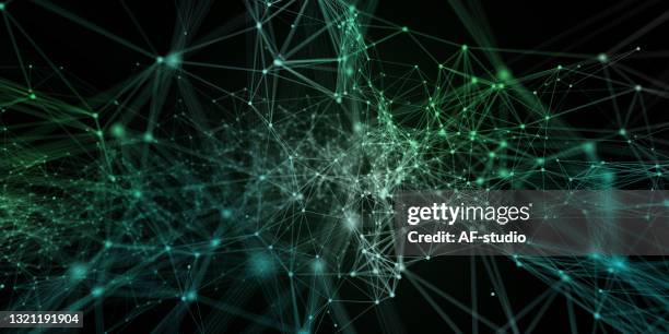 abstract particle background with copy space - oscilloscope stock illustrations