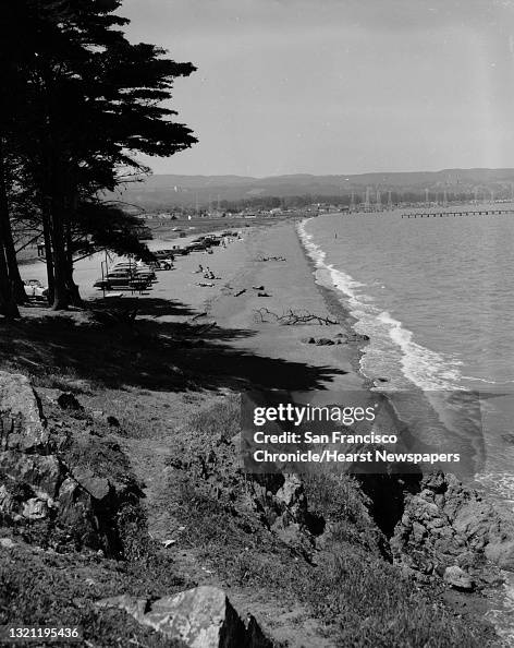 Coyote Point Recreation Area, with a beach and golf course, May 11