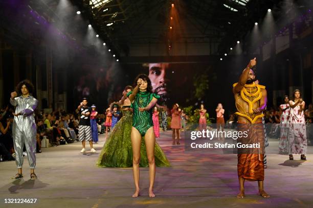 First Nations Fashion And Design Photos and Premium High Res Pictures ...
