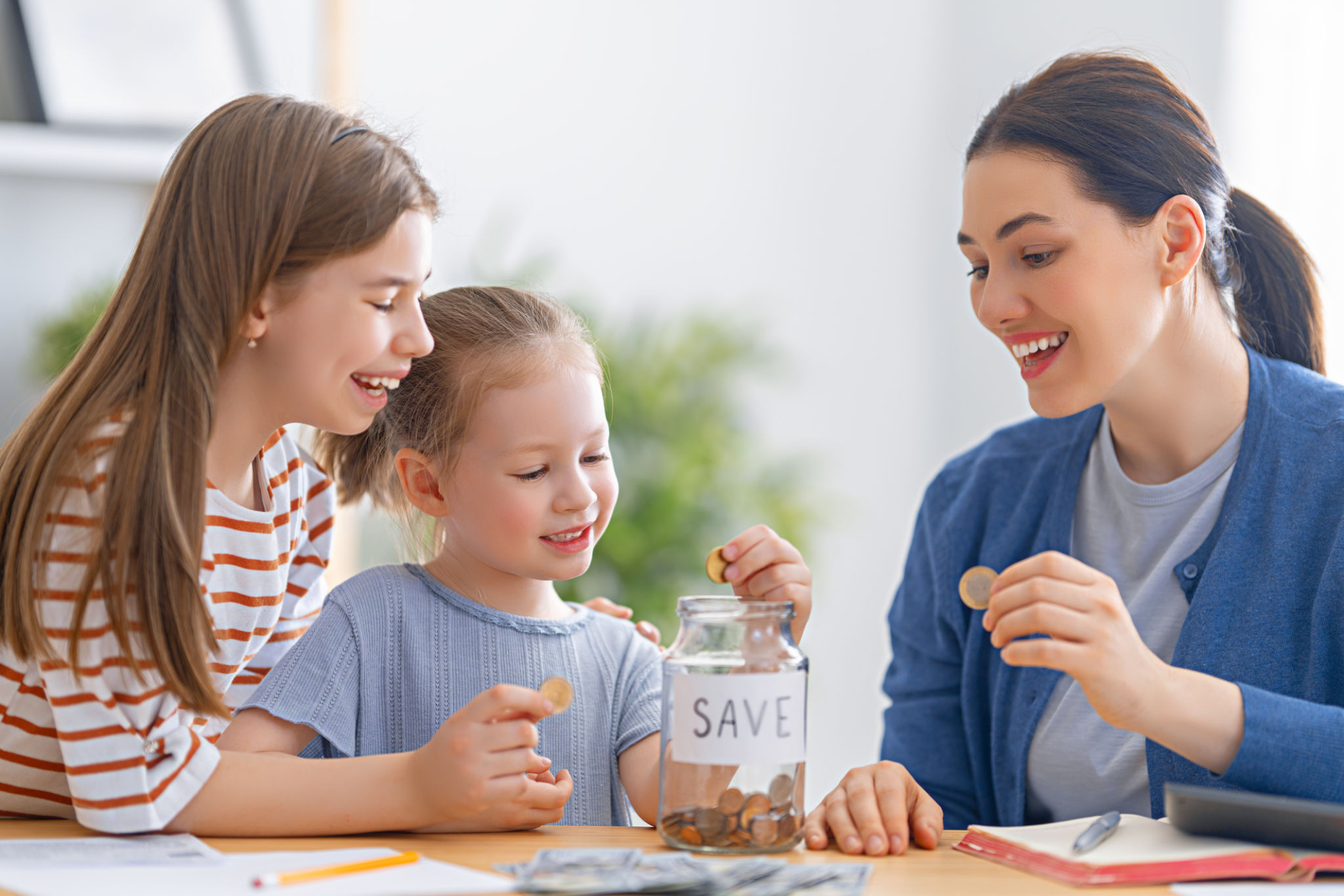 children learning finance