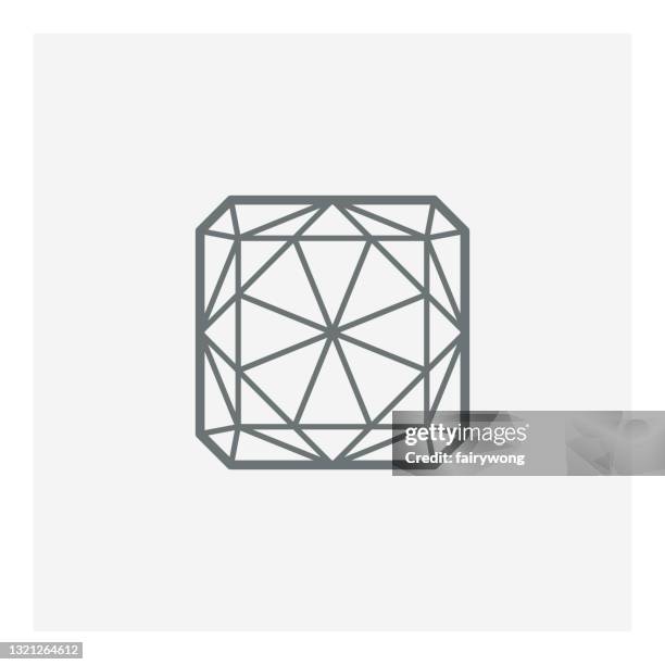 gem vector icon - triangle ruler stock illustrations
