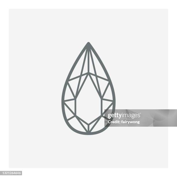 gem vector icon - triangle ruler stock illustrations
