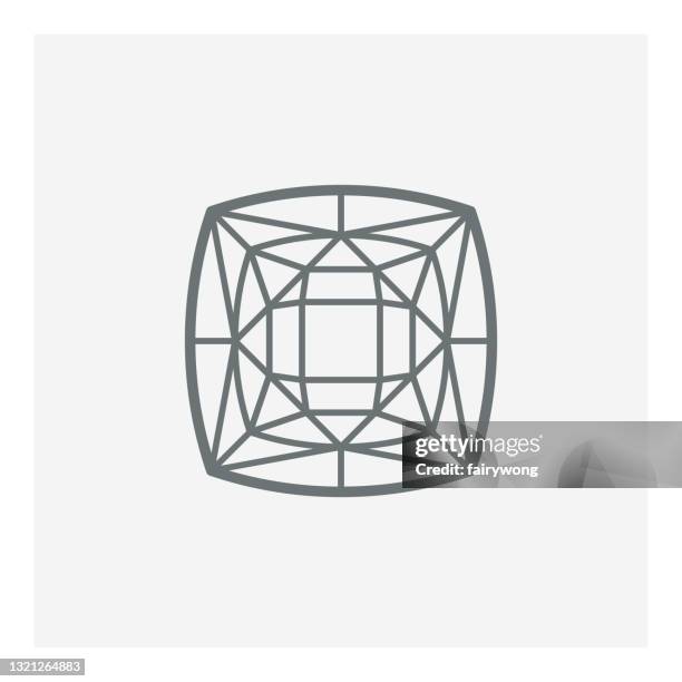 gem vector icon - triangle ruler stock illustrations