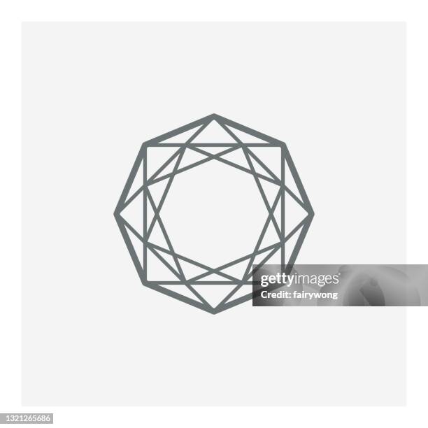 gem vector icon - rubies stock illustrations