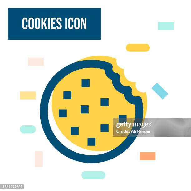 cookies icon - cookies stock illustrations