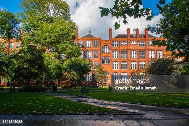 the gardens of the university of birmingham campus, uk - birmingham condado de west midlands fotografías e imágenes de stock