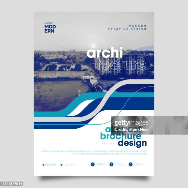 brochure flyer template layout background design. booklet, leaflet, corporate business annual report layout - template stock illustrations