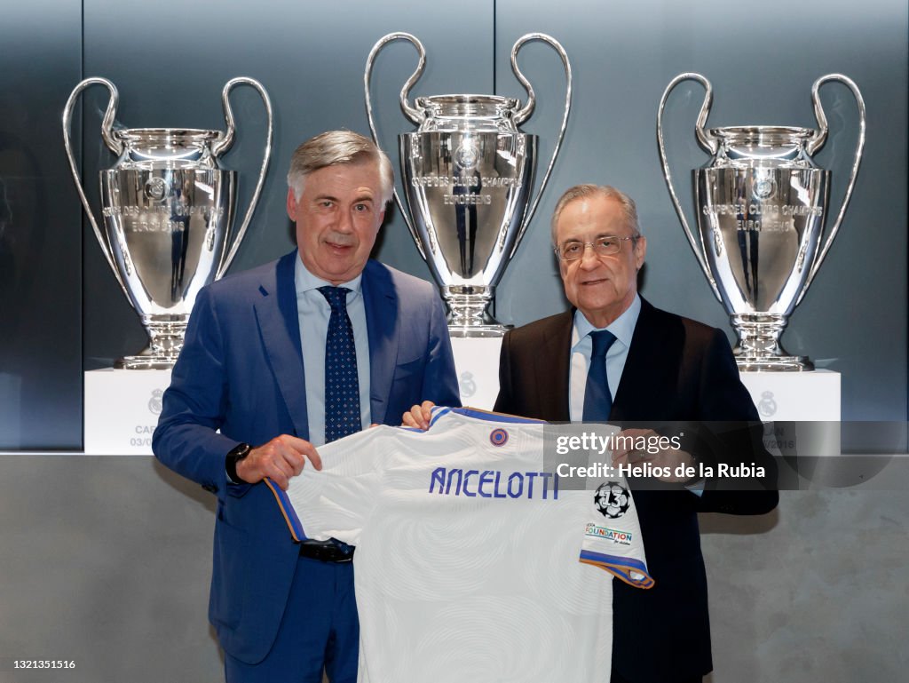 Carlo Ancelotti Is Presented As The New Coach Of Real Madrid