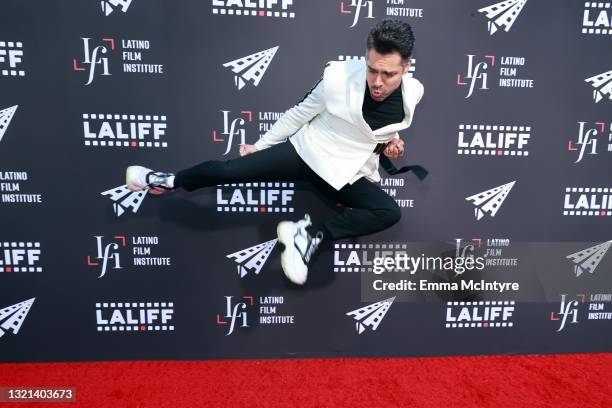 Omar Chaparro attends the opening night premiere of "7th & Union" during the 2021 Los Angeles Latino International Film Festival at TCL Chinese...